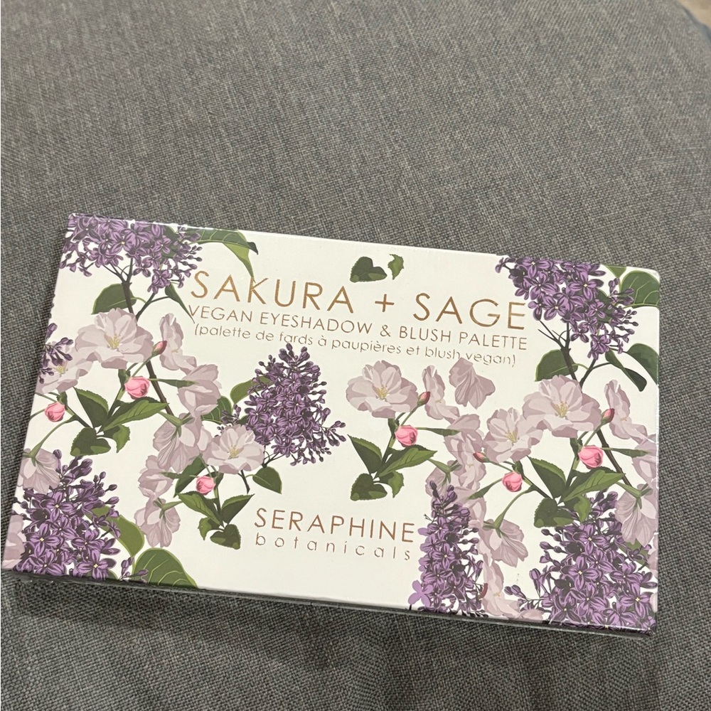 Sakura and Sage vegan eyeshadow and blush palette
